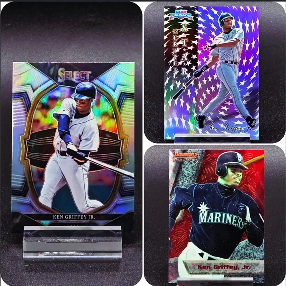 Ken Griffey Jr Bowman's Best Prizm Stars 107/149 Seattle Mariners Star HOF - Picture 1 of 8